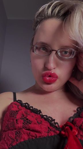 Big Lips Long Tongue Lipstick Lip Gloss Dirty Talking Cuckjoi