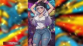 white hot: the platinum blonde ai generated party phenomenon!