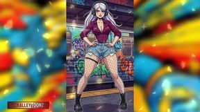 white hot: the platinum blonde ai generated party phenomenon!