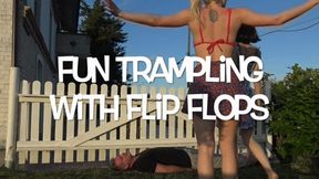 GEA DOMINA - FUN TRAMPLING WITH FLIP FLOPS (MOBILE)