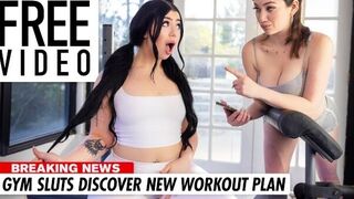 Thick Influencer Holly Day got Horny for Lesbian Gym Trainer Alyx Star