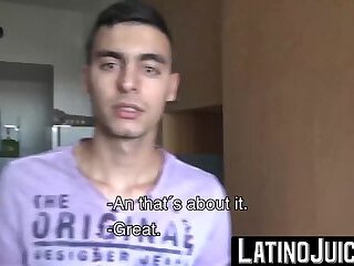 Curious adorable twink Cano rides my uncut dick and showers me with his cum