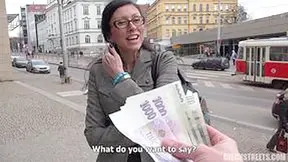 Czech Stepmom Veronika The Secretary - Amateur Pov Public Sex For Cash With Veronika Czech