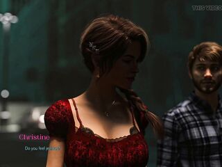 Being a Wife - P15 - the Cheating Wife Makes Her Stepson’s Friend Emo-hard While Watching a Episode with Her Husband