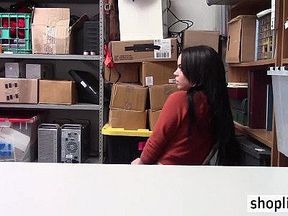 Latina teen stole thing and banged hard by a policeman