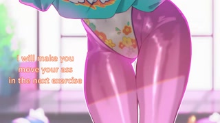 A Workout Session with Kiara (Workout teasing edging sweat armpit) [Public Version]