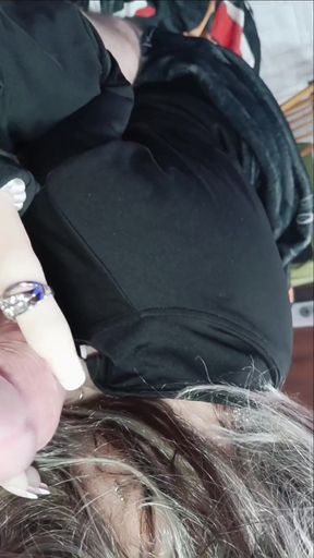 Hannah Plays with My Sperm!