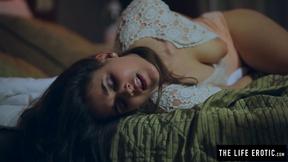 ”Puffy nippled stepmom masturbating really hard”