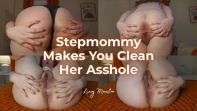 Stepmommy Makes You Clean Her Asshole