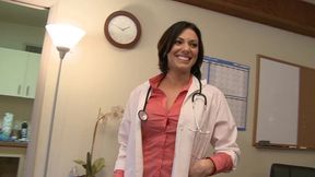 dr julez ventura takes the temp of a fat black cock