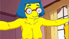 Luan Simpsons Porn and Hentai Ai compilation sexy and naked