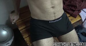 Straight Latino turns homo after wet blowjobs and b