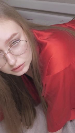 My Cuckold Husband, Watch Me Suck His Cock, Watch Him Fuck Me and Cum in My Pussy