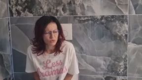 I'm cleaning when suddenly the diaries starts