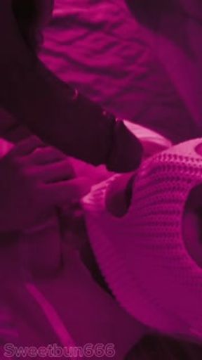 PASSIONATE SEX IN ALL HOLES IN NEON LIGHT with a young beauty, ENJOY!