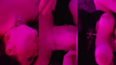 Amazing redhead babysitter milf deepthroat upside down skilled throat fucking with bouncing natural tits