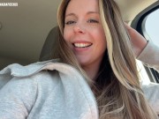 Day in the life of a Camgirl! Testing new toys in the DRIVE THRU + MALL! So Many Orgasms!!