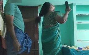 Tamil Stepaunty Was Watching TV Then I Had Hot Sex with Her