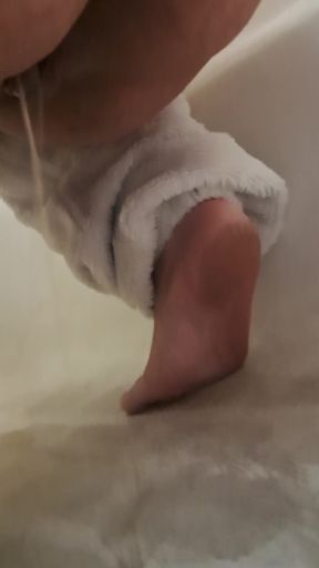 Peeing in the shower