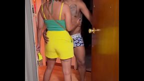 Joy Karen OFF - Cuckold scene with two big brazilian dicks !