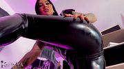 Ass worship and JOI: Mistress Kennya in latex preview