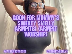 Goon for Mommy's sweaty smelly armpits! (armpit worship)