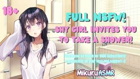 [NSFW] Shy girl invites you to take a shower│Lewd│Kissing│Wet│Moaning│FTM