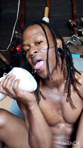 Two Pocket Pussy Cumshots! Back to Back