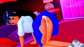 Nagatoro Dominates Late-Night Encounter with Fiery Passion and Explosive Climax
