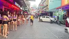 Walking Down Soi 6 In Pattaya On Jan 2quiet Streets, Cheeky Smiles, And Bars Getting Ready To Come Alive Even In Dayli