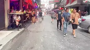 Walking Down Soi 6 In Pattaya On Jan 2quiet Streets, Cheeky Smiles, And Bars Getting Ready To Come Alive Even In Dayli