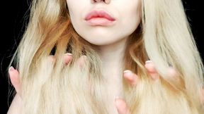 I stroke and brush my hair 720p