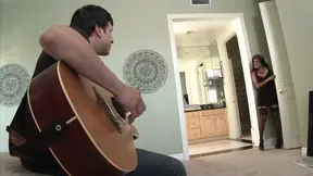 Gabby Quinteros an uninhibited woman with pussy hair gets