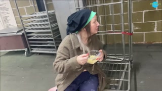 Street Girl dancing naked