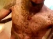 Big dick Sexy black thug flashed bare dick to neighbor and cum