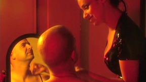 ms zena loves watching switch blade sucking her strap-on!