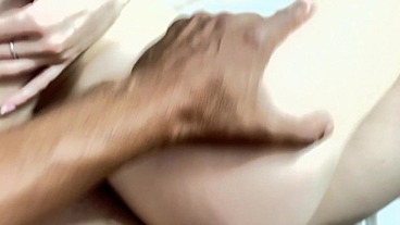 Russian Princess Lets BBC Creampie Her Ass Twice