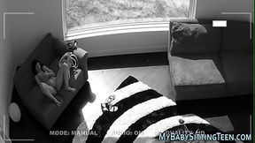 Teen babysitter creampied