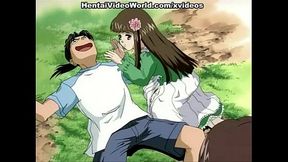 Horny Anime Teen Fucks in Water for Intense Hentai Action