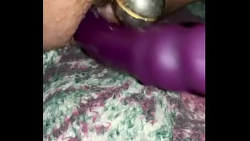 AkaBianca balls deep with a purple wand