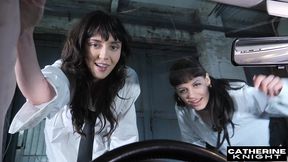 catherine knight mia stone pov climb on the windshield of your car to piss and tease you