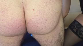 New Bisexual threesome. MMF. Wife Invites Bisexual Slave For Her Husband. Part 2. Ep 30513