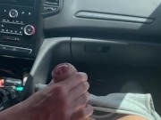 Una paja conduciendo