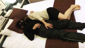 Masked affair partner gives passionate lovemaking POV