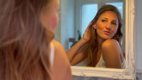 Penelope Chic Frolics Sensually In A Configuration That She Adores - Little Blonde