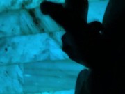Quick Cumshot Clip Of Silhouette 👤💦 Male Moaning ASMR