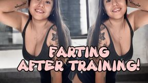 I finished training with a belly full of farts!!