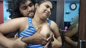 Naughty wife moans as she gets fucked in doggystyle by her long-time lover