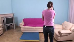 Sasha is just a petite brunette teen who wants to fuck