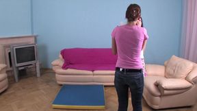 Sasha is just a petite brunette teen who wants to fuck